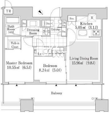 大崎ガーデンレジデンス 1812 間取り図