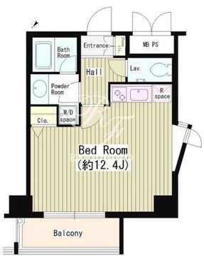 ワッツ白金 505 間取り図