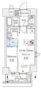リテラス住吉 801 間取り図