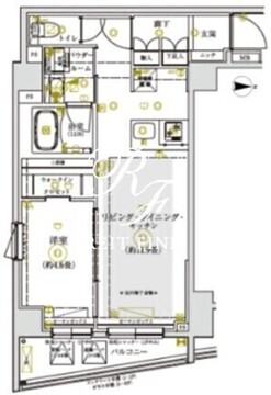 リルシア亀戸イースト 501 間取り図