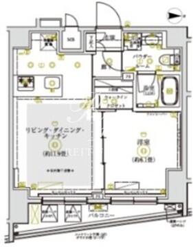 リルシア亀戸イースト 202 間取り図