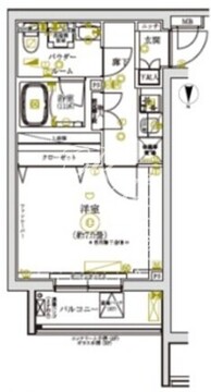 リルシア亀戸イースト 204 間取り図