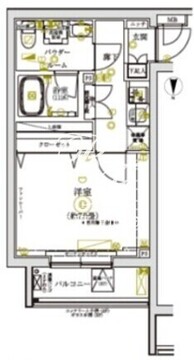 リルシア亀戸イースト 304 間取り図