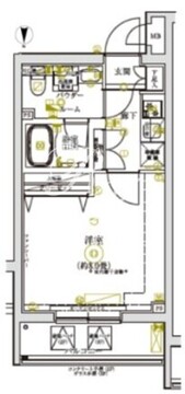 リルシア亀戸イースト 205 間取り図