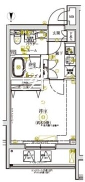 リルシア亀戸イースト 305 間取り図