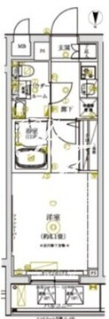 リルシア亀戸イースト 206 間取り図