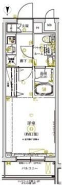 リルシア亀戸イースト 307 間取り図