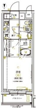 リルシア亀戸イースト 207 間取り図