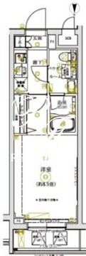 リルシア亀戸イースト 308 間取り図