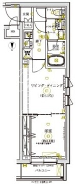 リルシア亀戸イースト 106 間取り図