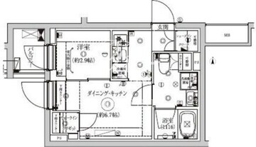 セジョリ東陽町2 202 間取り図