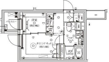 セジョリ東陽町2 302 間取り図