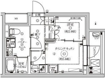 セジョリ東陽町2 303 間取り図