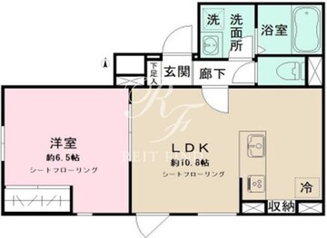 ノルディア奥沢 102 間取り図