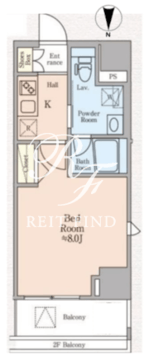 ハイズ住吉2 805 間取り図