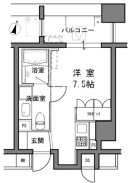 リビオレゾン本郷 1005 間取り図