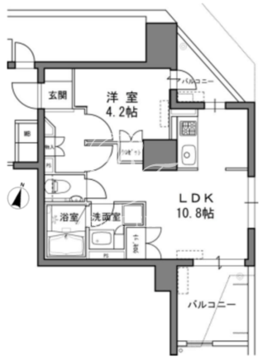 リビオレゾン本郷 204 間取り図