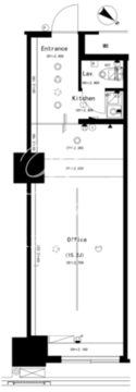 The SOHO 1116 間取り図