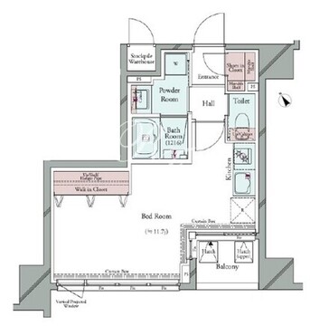 グランパセオ広尾 702 間取り図