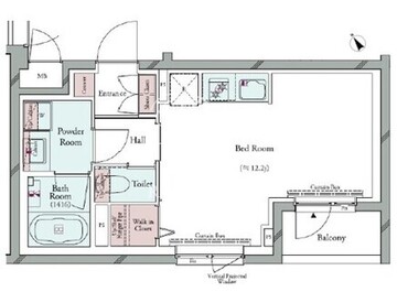 グランパセオ広尾 105 間取り図