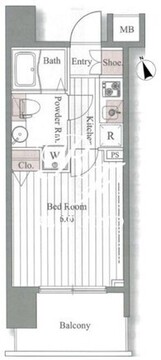 ドゥーエ大森 1002 間取り図