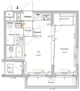 ジーベック八幡山 208 間取り図