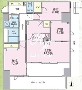 ウィレスタ 105 間取り図