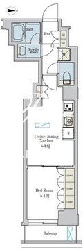 ブリリアイスト池尻大橋 220 間取り図