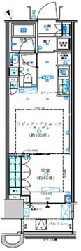 パークタワー勝どき M-1827 間取り図