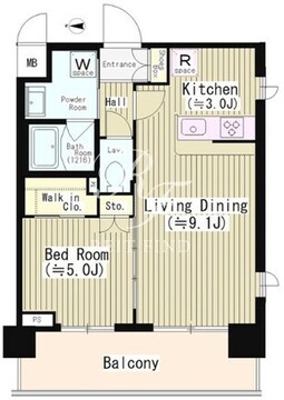 エディアン目黒本町 404 間取り図