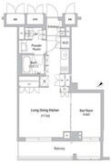 コンフォリア中野 406 間取り図