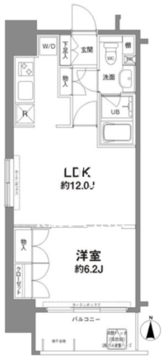 コンフォリア新宿御苑1 901 間取り図