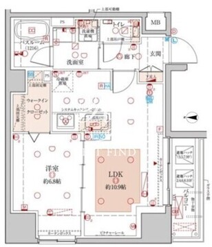 クレヴィスタ元浅草 301 間取り図