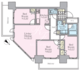 ザ・タワー十条 2801 間取り図