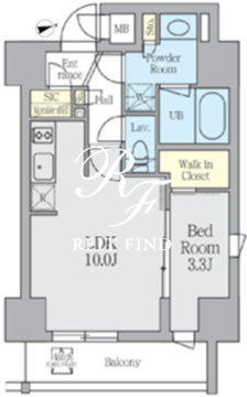 クレストコート上野 904 間取り図