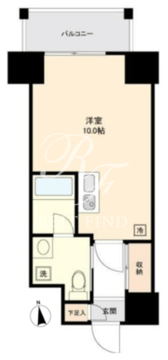 メゾンドゥニコラ大井 206 間取り図