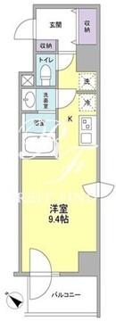 スタイリオ中延 201 間取り図