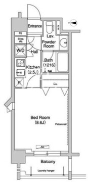 コンフォリア下北沢 211 間取り図