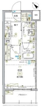 KDXレジデンス池袋ウエスト 1303 間取り図