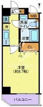 ディアレイシャス木場公園 201 間取り図
