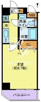 ディアレイシャス木場公園 601 間取り図