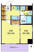 ディアレイシャス南砂町 404 間取り図