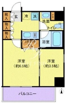 ディアレイシャス南砂町 404 間取り図