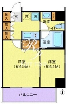 ディアレイシャス南砂町 204 間取り図