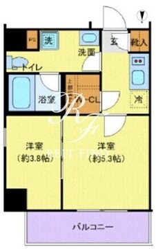 ディアレイシャス南砂町 301 間取り図