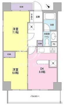 プロスペクト西巣鴨 1402 間取り図