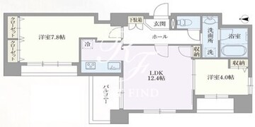 ライトテラス赤羽 1001 間取り図