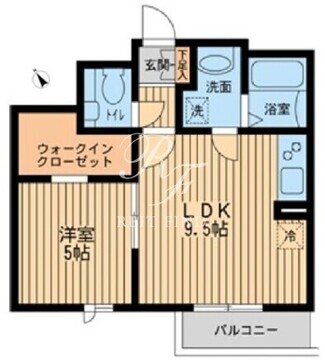 プロスペクト初台 304 間取り図