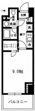 レジディア杉並方南町 211 間取り図