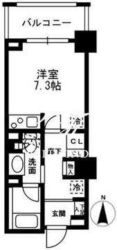 レジディア中落合 B202 間取り図